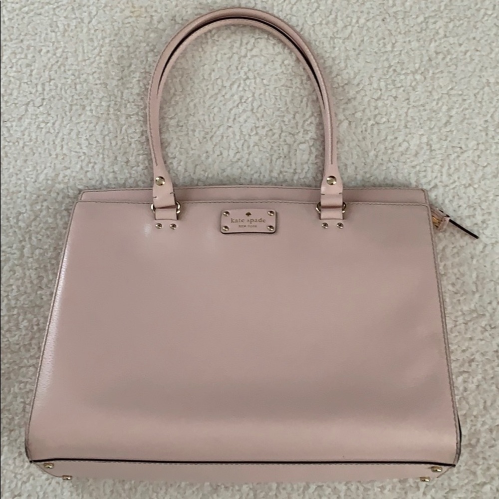 Light pink Kate Spade laptop bag